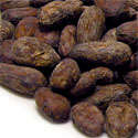 Credit: © Samantha Madell, tava.com.au. Raw Cocoa beans