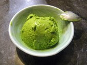Green tea ice cream